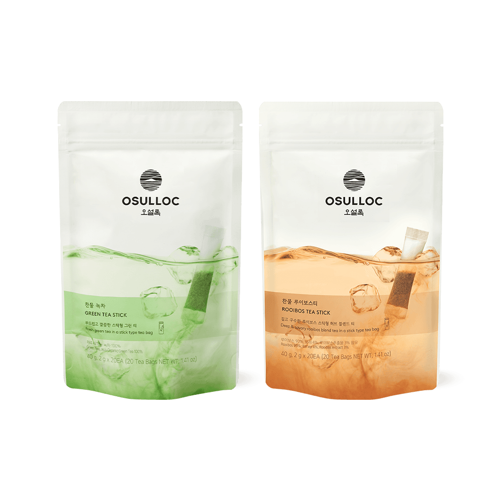 찬물 녹차&루이보스 티