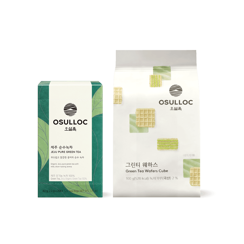 제주 순수녹차&그린티 웨하스