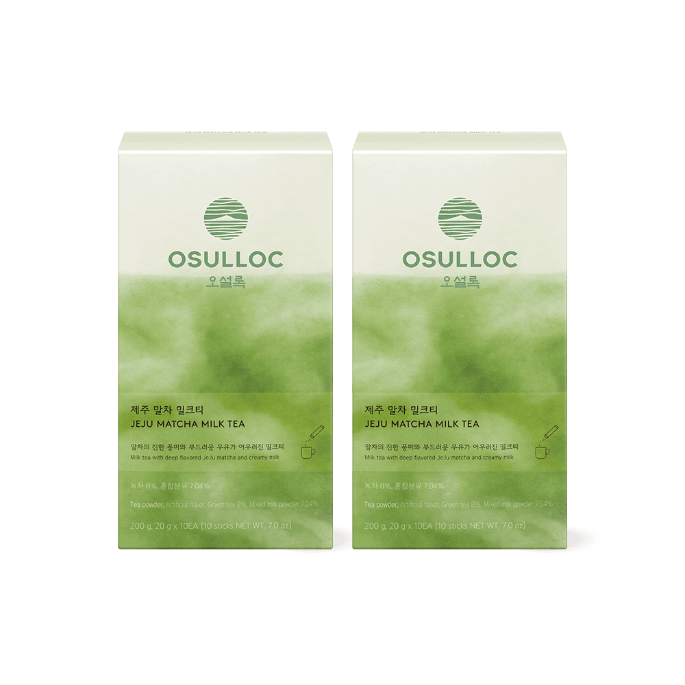 제주 말차 밀크티 2 SET