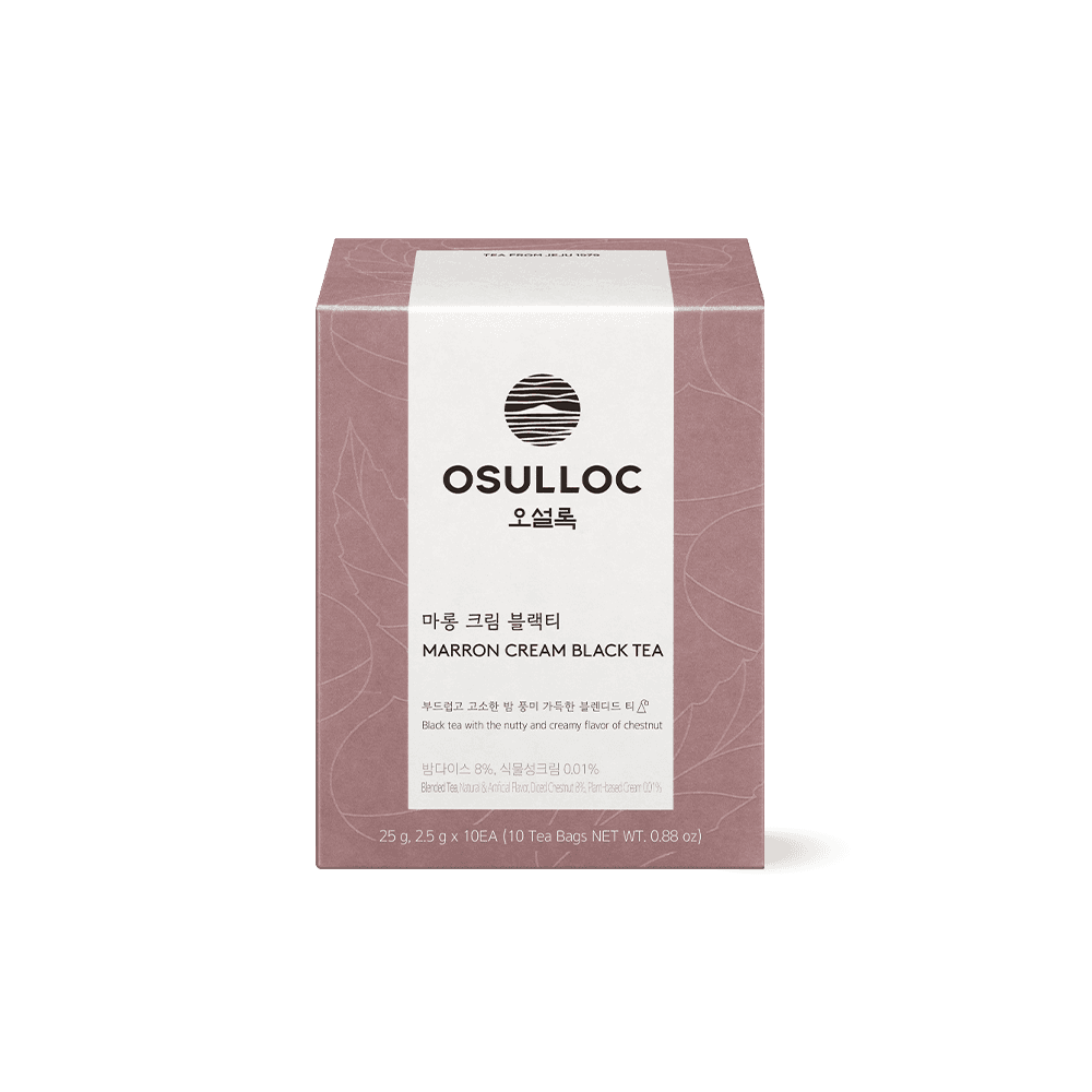 마롱 크림 블랙티 10입
